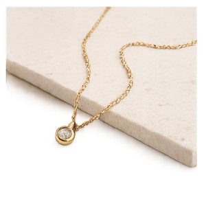 Luna Crystal Pendant Necklace