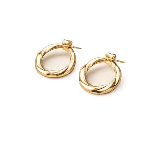 Aurora Gold Hoop Earrings